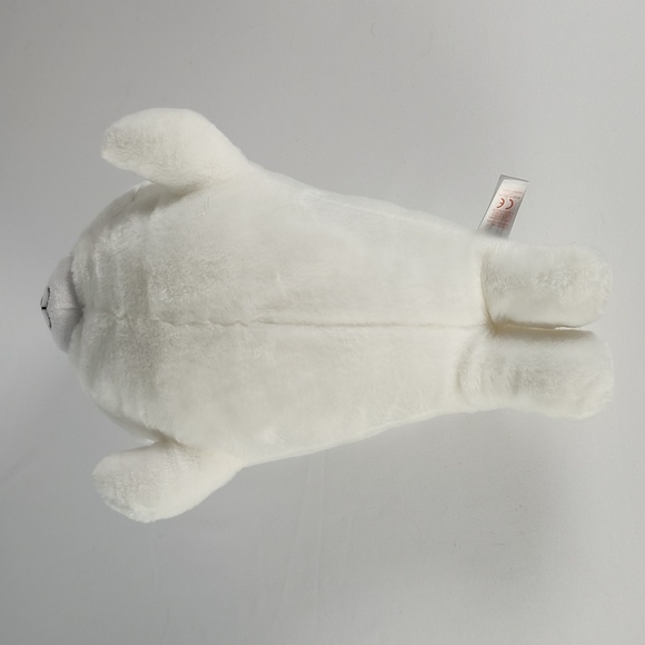 Vintage Ty Beanie Boo 'Icy' the White Seal (12 inch) Glitter Eye Version - Picture 4 of 16